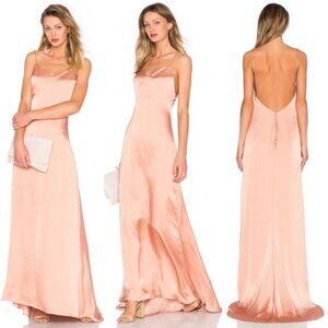 Lovers + Friends The Slip Satin Sleeveless Maxi Dress Size 0